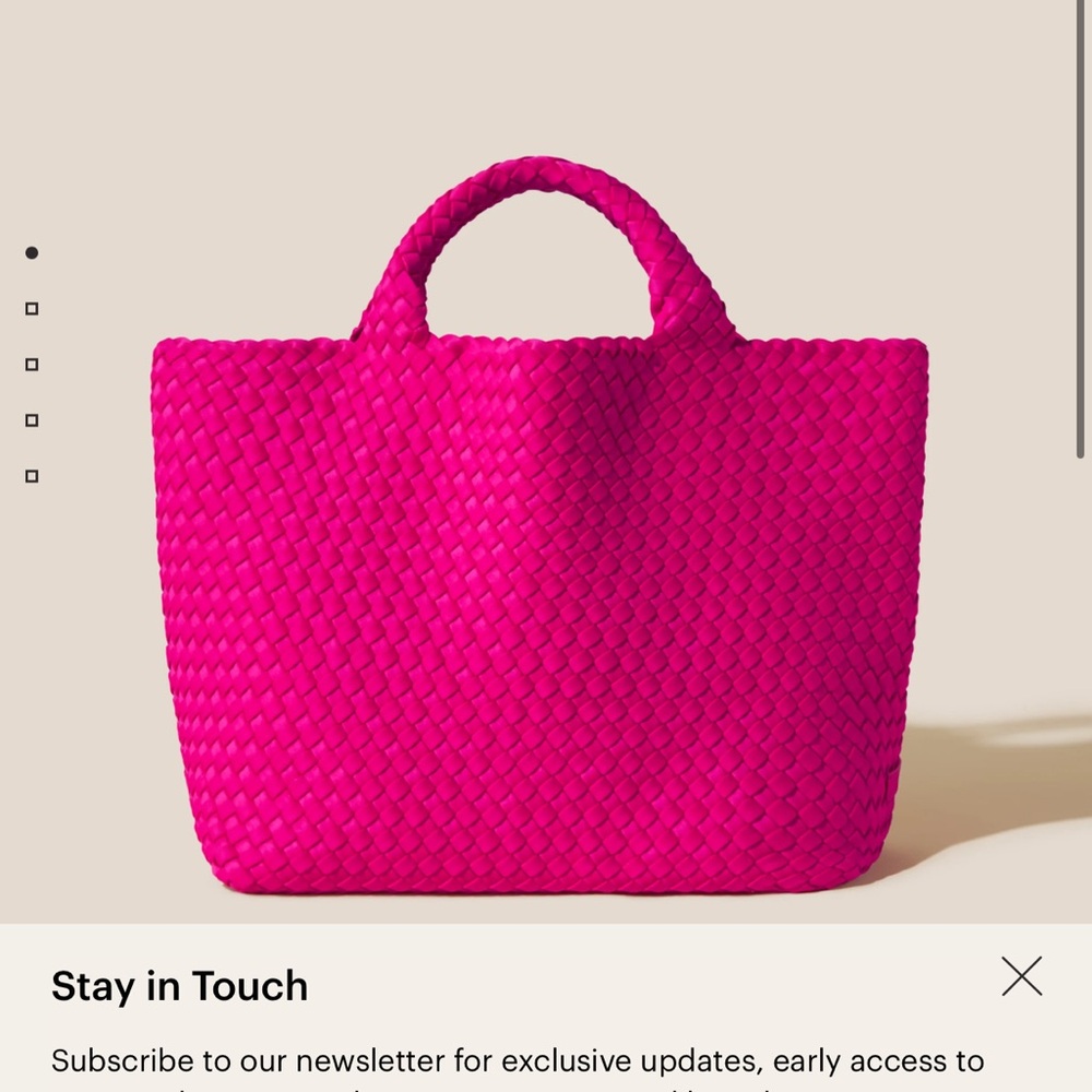 Naghedi St. Barthes Medium Tote Miami Pink